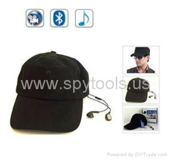 Mini Bluetooth Spy Cap/Hat Camera DVR Camcorder with MP3 Function & Remote Contr