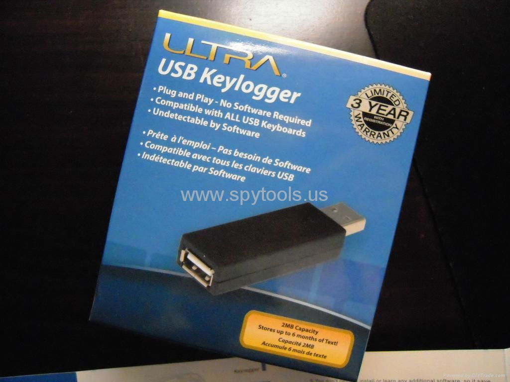 ULTRA USB Keylogger Undetectable Spy Hardware USB Keylogger for Secretly Record