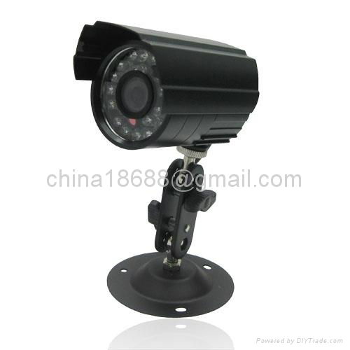 4 Channel H.264 DVR System with 4 Waterproof IR 1/3 420TVL Sony CCD Cameras 2