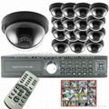 H.264 Network 16 Channel DVR System with 16 Surveillance Cameras 1