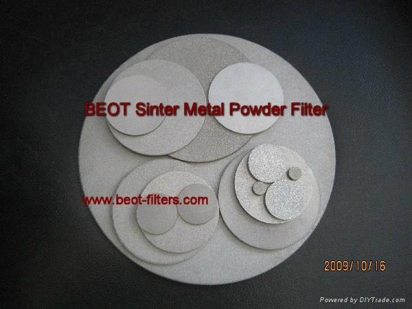 BEOT®-porous metal filter disc