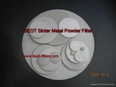 BEOT®-porous metal filter disc