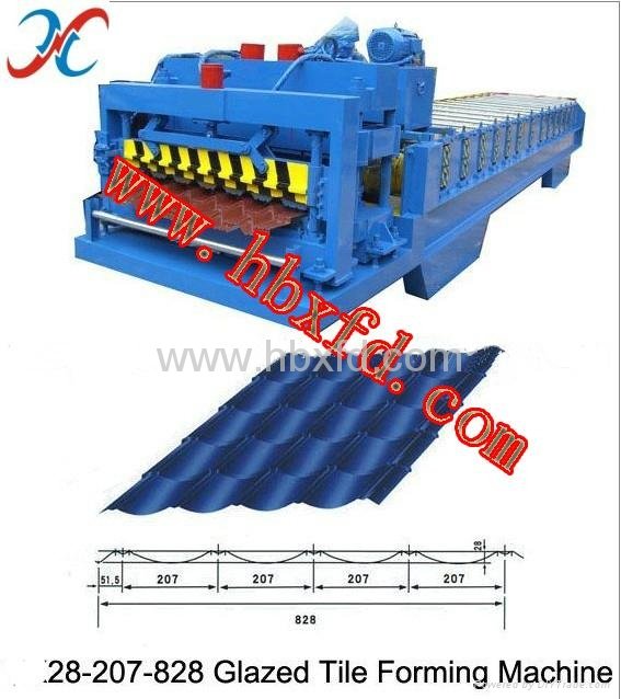 828 Glazed Tile Roll Forming Machine 3