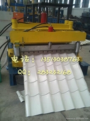 1100 Arc Bias Glazed Tile Forming Machine