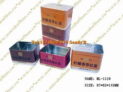 Tea packaging multilayer laminated composite cans