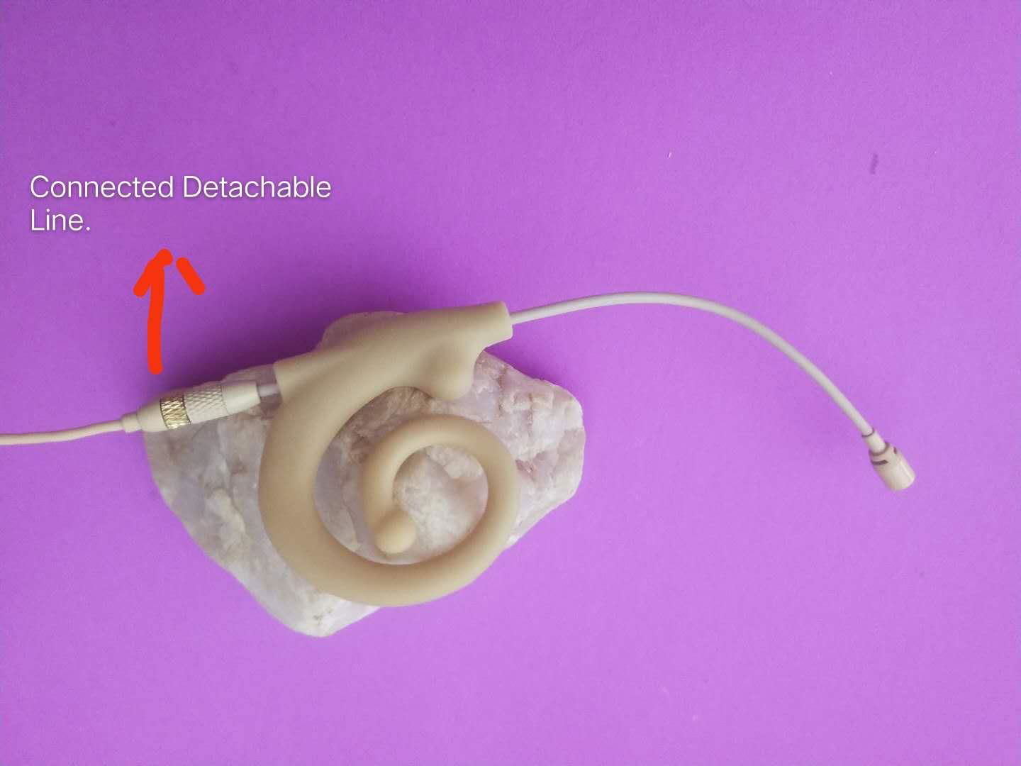 DJ62S detachable line switchable for different plug flexible boom in E2 plug 2