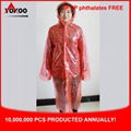Promotional PE Disposable Raincoat, Adult Pocket Raincoat for South Korea 3