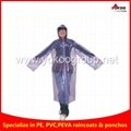 Promotional PE Disposable Raincoat, Adult Pocket Raincoat for South Korea 4