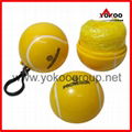 Keychain Ball Poncho with custom logo printing for promotion 15