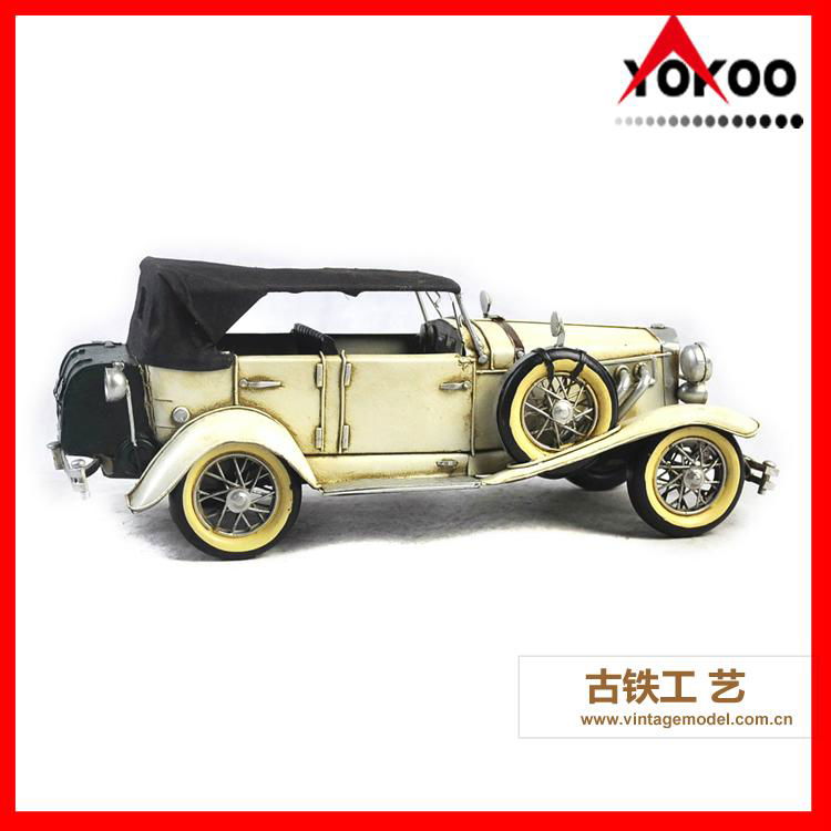 Antique Metal Car Model for Shop Decoration 4