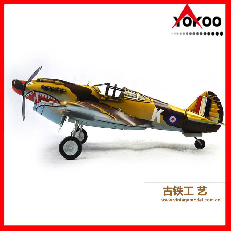 Handmade Metal Airplane Model for home decoration 4