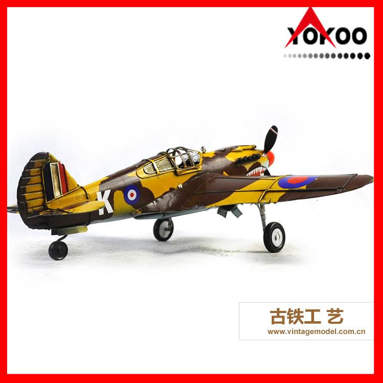 Handmade Metal Airplane Model for home decoration 5