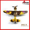 Handmade Metal Airplane Model for home decoration 7