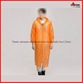 Cheap PEVA long disposable raincoat with sleeves for promotion 8