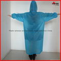 Cheap PEVA long disposable raincoat with sleeves for promotion 11