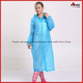 Cheap PEVA long disposable raincoat with sleeves for promotion 13