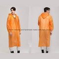 Promotional emergency PEVA long raincoat with sleeves for outdoor events 6
