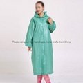 Promotional emergency PEVA long raincoat with sleeves for outdoor events 10