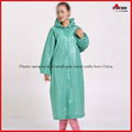 Promotional emergency  long PEVA raincoat with sleeves for travel 2