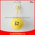 cheap pe disposable rain poncho with keychain ball for promotion 1
