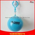 cheap pe disposable rain poncho with keychain ball for promotion 8