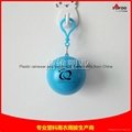 cheap pe disposable rain poncho with keychain ball for promotion 9