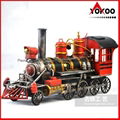 Handmade antique metal train model for collection 8