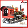 Handmade antique metal train model for collection 13