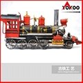 Handmade antique metal train model for collection 15