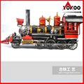 Handmade antique metal train model for collection 17