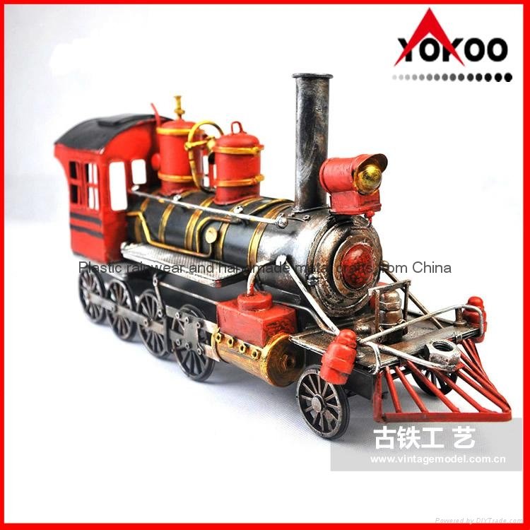 Handmade antique metal train model for collection 20