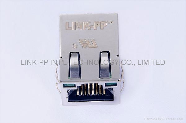 5-6605706-1 Tab Up Single Port RJ45 RJ11 Connector