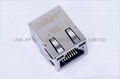 5-6605706-1 Tab Up Single Port RJ45 RJ11 Connector