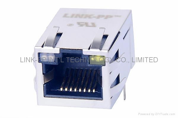 08BO-1X1T-36-F 1X1 Port RJ45 Connector With 90 Degree