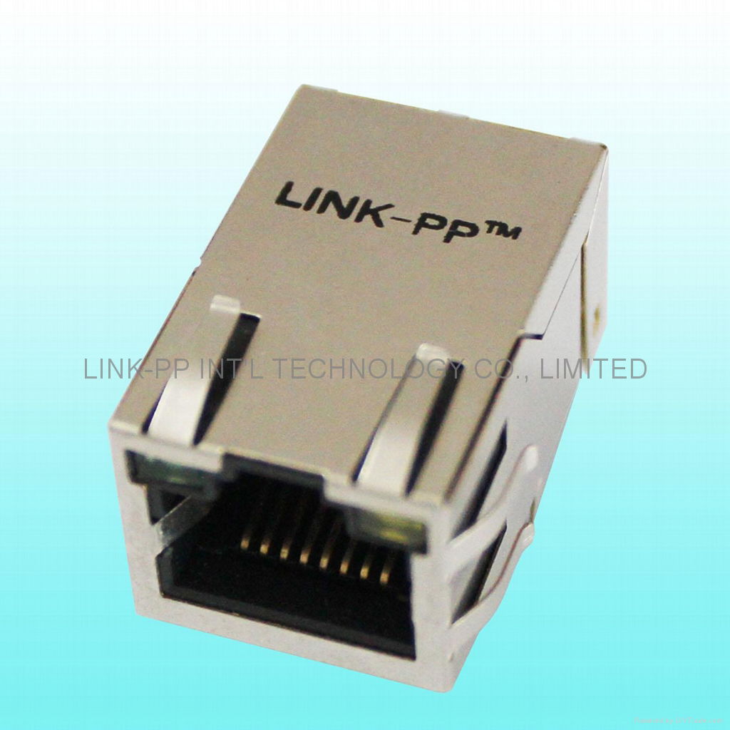 HFJ11-RP44e-S1L12RL Single Port Ethernet RJ45 Plug for Industrial PoE Switch