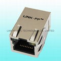 RJ-051TA1 Single Port RJ45 Modular Jack With Magnetics Connector