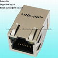 RU1S041-43 LF Tab Up 1X1 RJ45 Connector With Magnetics