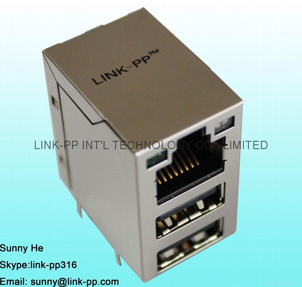 RJLUG-011TA Networking Rj45 Jack , Female Rj 45 Modular Plug cat6 rj45 