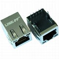 LPJG16314A4NL Ethernet RJ45 Female Connector With Integrated Magnetics