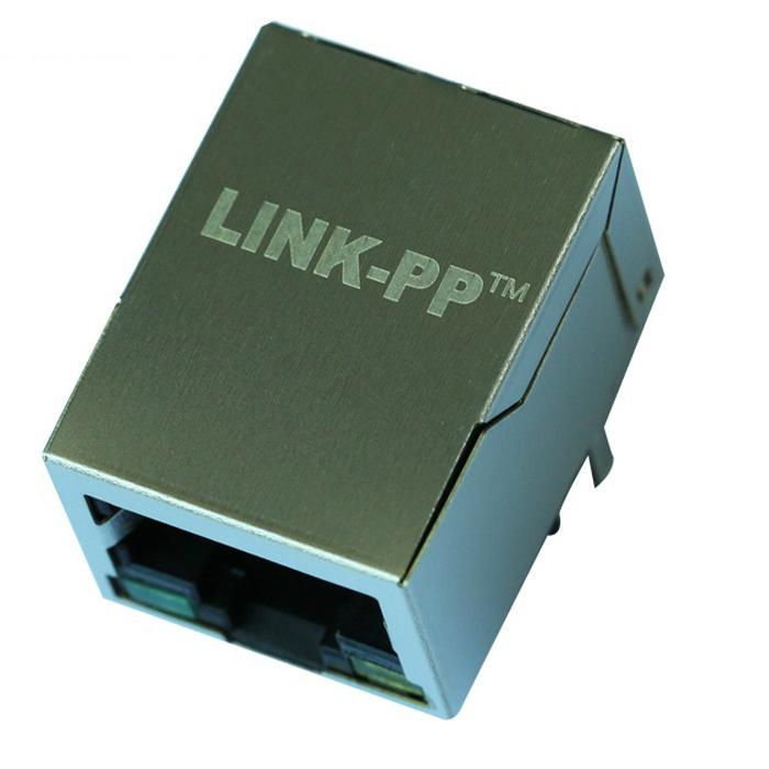 RJLB-257TC1 10/100 Base-TX Single Port RJ45 Connector Modular Jack With LED