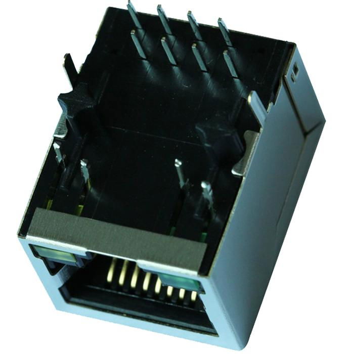 RJLBC-060TC1 10/100 BASE-T Single Port RJ45 Connector With Integrated Magnetics