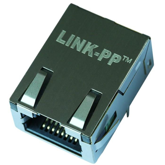 L869-1J1T-32 1000 Base-t 1 Port Low Profile RJ 45 Connector Mag_jack