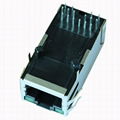 0826-1K1T-43 / 0826-1K1T-43-F Gigabit 1X1 Port RJ45 Connector Female