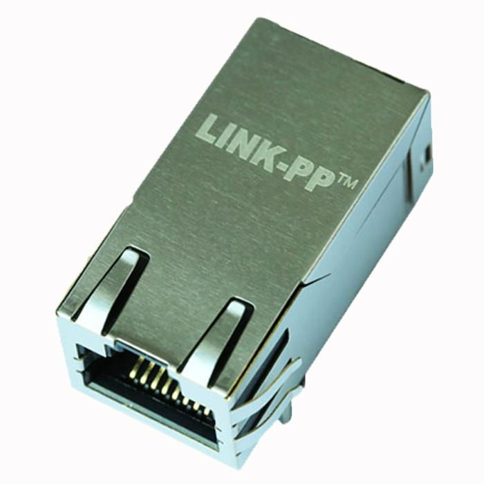 0826-1K1T-43 / 0826-1K1T-43-F Gigabit 1X1 Port RJ45 Connector Female