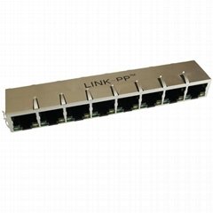 RJHSE-5381-08 1X8 Without Magnetics RJ45 Connector Module