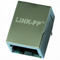 LA1S109-43 LF 1000 Base-t 1X1 RJ45 Connector Module With Magnetic 6