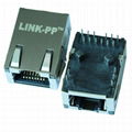 J0G-0009NL 10/100/1000 Base-T RJ45 Single Port Integrated Magnetics Connector 