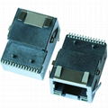 J0C-0006NL 10/100Base-TX Single Port SMT RJ45 Connector