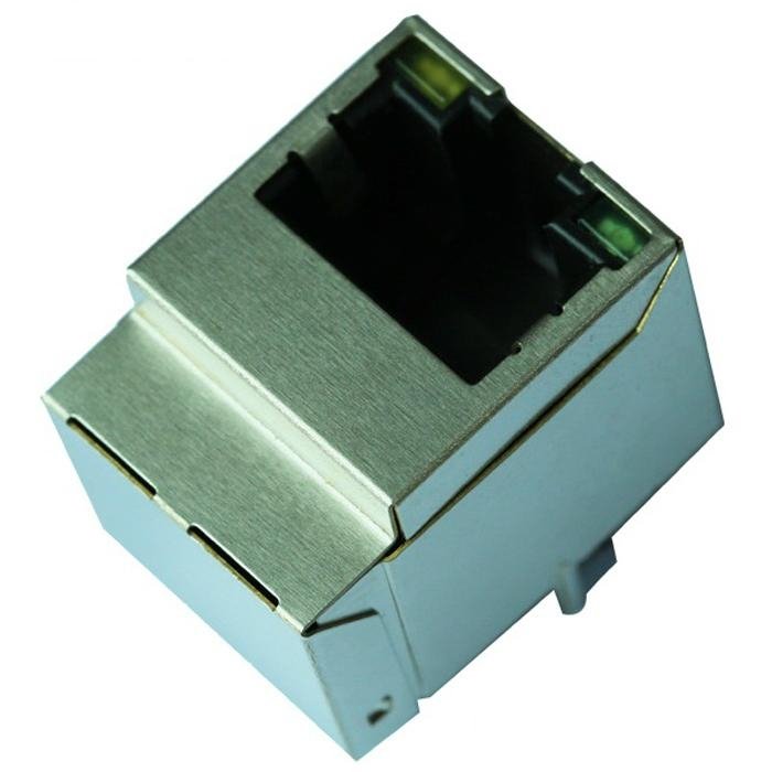 1-1840419-2 10/100 Base-t Single Port Vertical RJ45 Connector With Magnetics