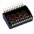 H2009NL 10/100 Base-t Dual Port Magnetic Modules For PoE